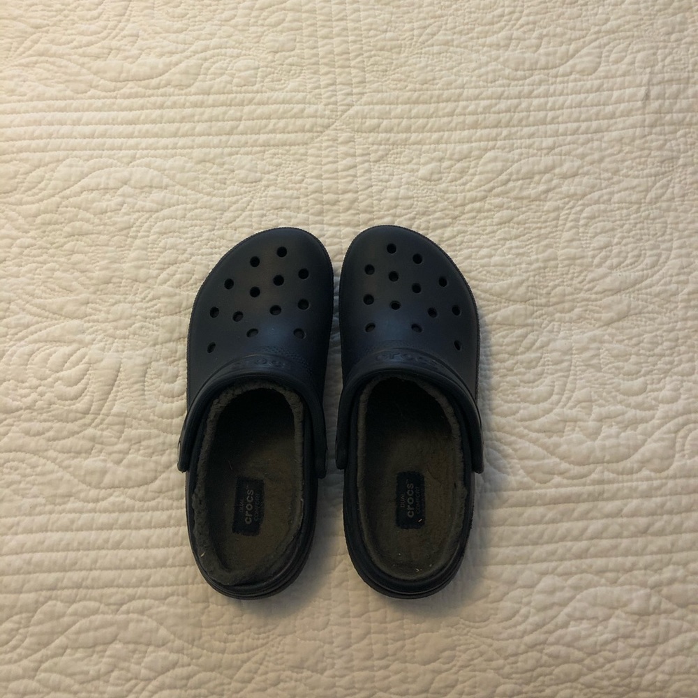 Fuzzy crocs